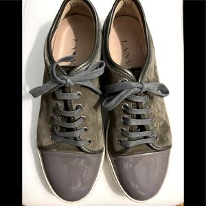 Men’s Lanvin sneaker, gray suede… size 8 (EU), size 9 (US)